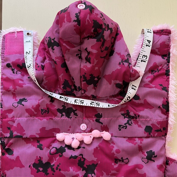 Camouflage Print Pink Fur Lined Jacket - Picture 9 of 11